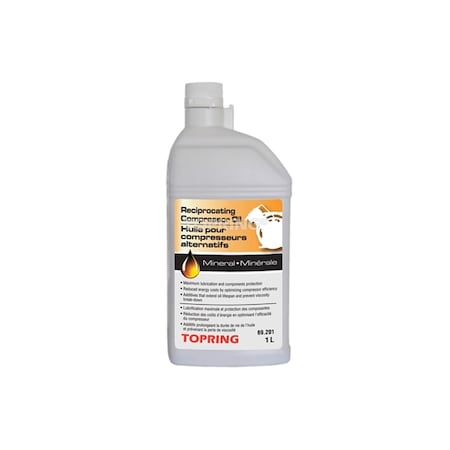 Topring Compressor Oil, ISO 150, 1 L, Bottle 69.201
